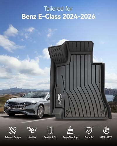 3W Floor Mats Fit for Mercedes Benz E-Class 2024-2026 - Image 2