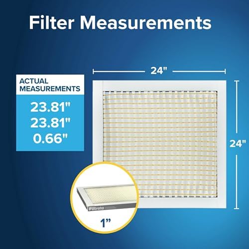 Filtrete 24x24x1 Air Filter, MERV 5, MPR 300, 6 HVAC Filters - Image 2