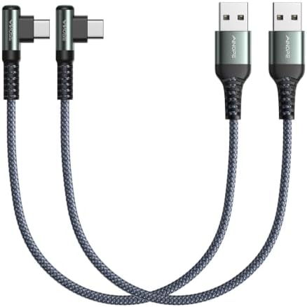 AINOPE USB A to USB C Cable 1FT 2 Pack Type C Charger Fast Charging Cord by AINOPE10yearsforphoneaccessories