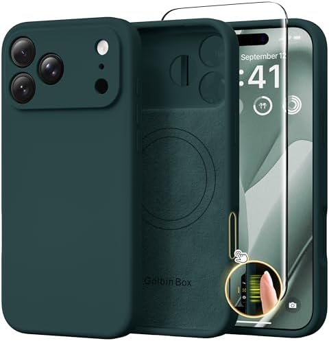 GolbinBox Magnetic for iPhone 18 Pro Max Case/17 Pro Max Case, Olive Green by GolbinBox