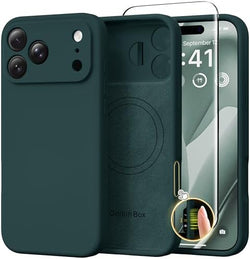 GolbinBox Magnetic for iPhone 18 Pro Max Case/17 Pro Max Case, Olive Green by GolbinBox