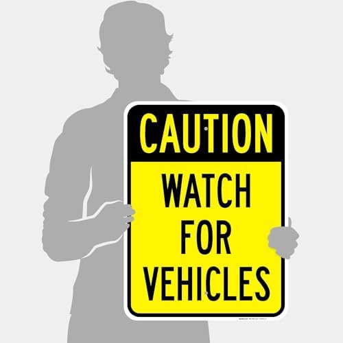 Watch for Vehicles Sign, - Image 4