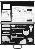 Welding Gauge Tool Inspection Kit, 13 PCS Combination Welding Measurement Toolbox Set, Stainless Steel Case Box Type Weld Inspection Mirror Tool, Welding Measure Gauge Combine Kit by Unknown
