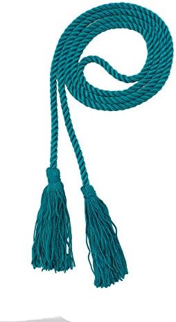 Tassel Depot Graduation Honor Cord - Teal - Every School Color Available - Made In Usa by TasselDepot