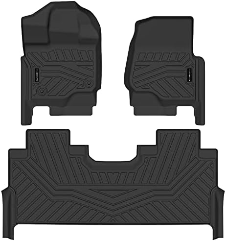 AUXKO All Weather Floor Mats for 2026-2015 Ford F150 & Lightning Supercrew - Image 2