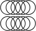 Nitrile Rubber O-Rings 78mm OD 70mm ID 4mm Width, Metric Sealing Gasket for Plumbing, Gas, Automotive and Faucet Repair, Pack of 10 by HUANLING