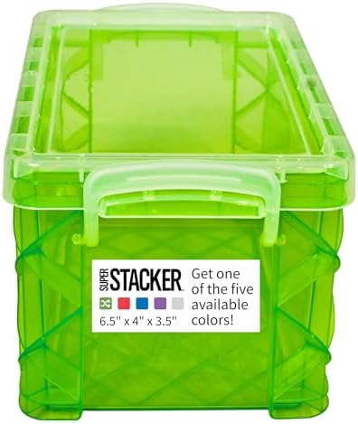 Super Stacker Index Card Box, 3 x 5 Inch Index Cards File Box (61613) by Advantus