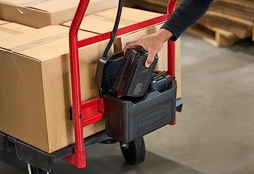 Rubbermaid Commercial Products Platform Truck Motorized Kit, Large Size, 30"x60", for Moving Heavy Loads in Industrial/Commercial/Warehouse Environments - Image 5