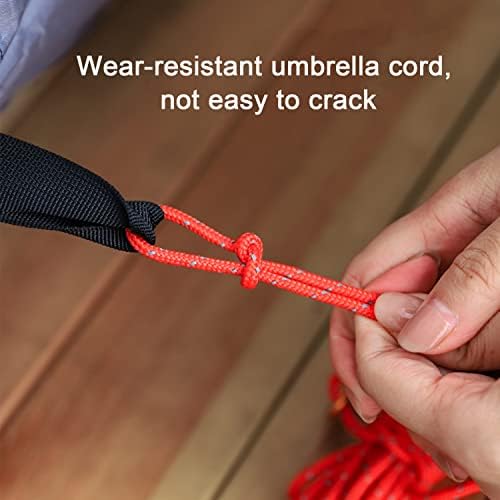 Smithok 8 Pack 4mm Guy Lines Ultralight Tent Cords with Aluminum Adjuster Tensioner Outdoor Camping Guylines Ropes for Tent Tarp,Camping,Hiking Backpacking (Green) - Image 5