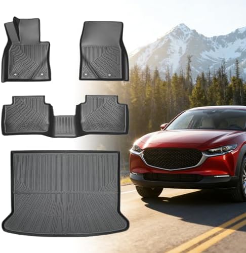 Floor Mats for Mazda CX30 2020 2021 2022 2023 2024 2025 2026, ONLY for AWD by Vehiwell