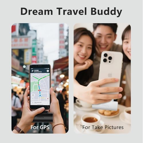Miady 2-Pack Mini Portable Charger Built-in USB C Connector Small PowerBank - Image 3