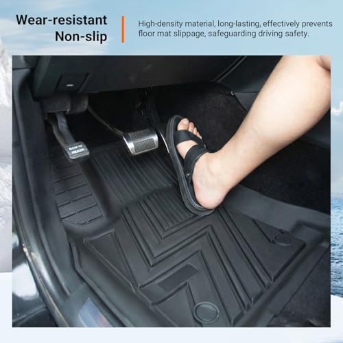 powoq Floor Mats Cargo Mat Compatible with 2011-2021 Jeep Grand Cherokee - Image 4