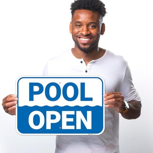 Pool Open Sign, - Image 2