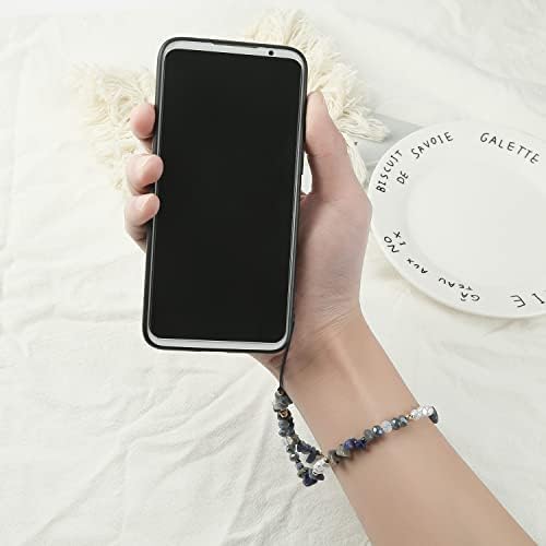 6PCS Beaded Phone Charms Strap Fruit Star Faux Pearl Rainbow Beads Phone Chains Beaded Lanyard for Camera Key Wallet Valentines Day Gifts for Her Women - Image 7