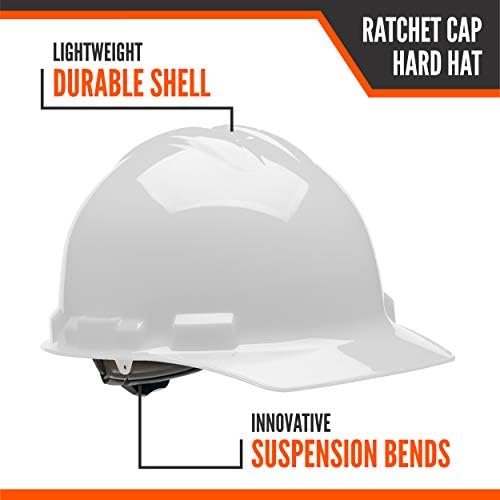 Malta Dynamics Hard Hat – Cap-Style Construction and Safety Hard Hats for Men and Women, 4 Pt. Hard Hat Suspension System, OSHA & ANSI Compliant, Made in the USA - Image 2