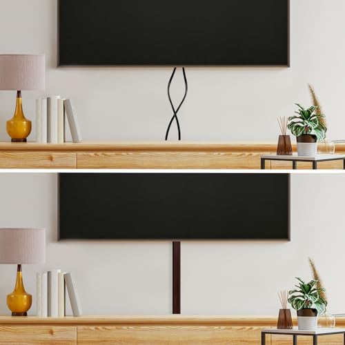 TV Cord Hider – Flexible Wall Cord Cover Slim Design Silicone Cable Raceway - Self Adhesive, Cut to Size Design for Hiding Wires on Wall - Clean Home Setup Cable Concealment (Dark Brown, 6 Feet) - Image 3