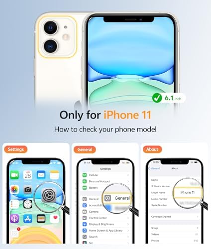 FNTCASE for iPhone 11 Phone Case, Fit for Magsafe, Full Camera Protection - Image 2
