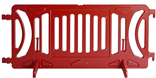 Billboard Barricade 42x96 Plastic Pedestrian Barricade- Red - Image 2
