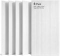 SODOCT 6 Pack Large Acoustic Panels, 47.2" X 23.6" X 0.4" Sound Proof Panels for Walls, Decorative Wall Panels for Home Studio & Office, White by SODOCT