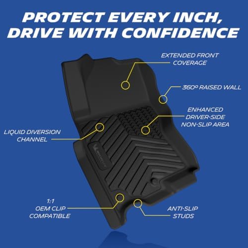 Michelin Vehicle Mats for 2022-2026 Nissan Frontier Crew Cab - Image 3