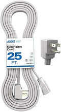 Appliance Extension Cord - 25ft Heavy Duty Gray Extension Wire, Appliance by DDON+USA