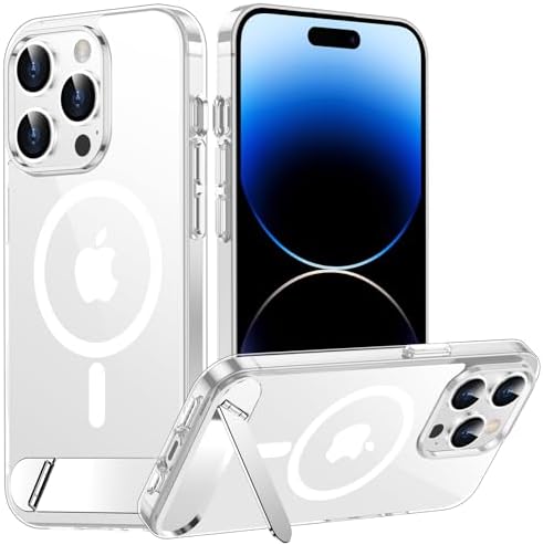 Temdan Magnetic Compatible with iPhone 14 Pro Case, [Built-in Invisible Kickstand][Compatible with MagSafe] [Military Grade Shockproof] Slim Thin Phone Case for iPhone 14 Pro 6.1" by Temdan