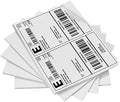 Shipping Labels, Pacific Mailer Half Sheet Shipping Label Compatible for Inkjet 2 Per Page 8.5 x 11 Self Adhesive Mailing Return Address Labels Printable Sticker Paper [100 Sheets/ 200 Labels, White] by PacificMailer