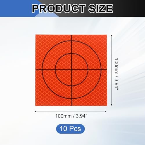 PATIKIL Survey Reflector Target Self-Adhesive Reflective Sheet Target Mark Tape, Suit for Ship Inspection - Image 2