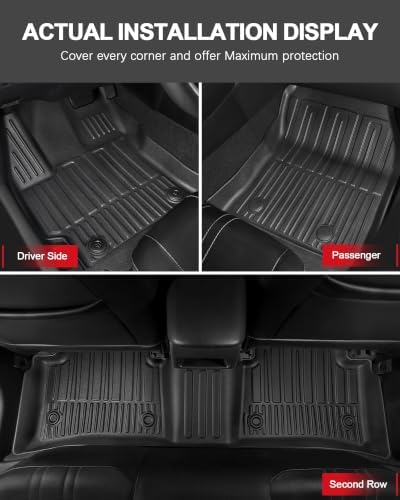 Floor Mats for Toyota Corolla Sedan 2020-2026 (Include Hybrid) Cargo Liner - Image 3