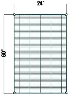 Green Epoxy Wire Shelf |Pack of 2 Shelves| for Storage in Humid Environments | Ideal for Restaurants, Stores, Businesses and Homes (Green Epoxy Wire Shelves, 24''W x 60''L) - Image 2