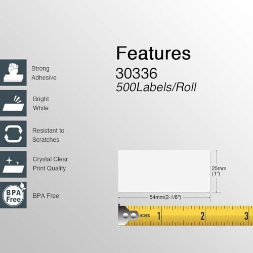 BETCKEY Replace for DYMO 30336 (1" x 2-1/8") Rerurn Address Label [10 Roll] - Image 3