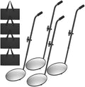 Barydat 4 Pack 12 Inch Under Vehicle Inspection Mirror by home