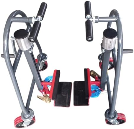 Manual Furniture and Crate Mover (Set of 2) with PU Swivel Casters - Safe and Easy Lifting -1320 lbs Capacity, Machinery Mover Pake Handling Tools Brand (PU on Steel Caster) - Image 5
