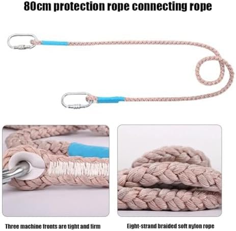 Retractable Fall Arrester Fall Protection System With Self Retracting Lifeline, Full Body Safety Belt, Anti-fall Lanyard, Personal Protective Equipment For Aerial Work And Engineering Protect ( Size : - Image 6