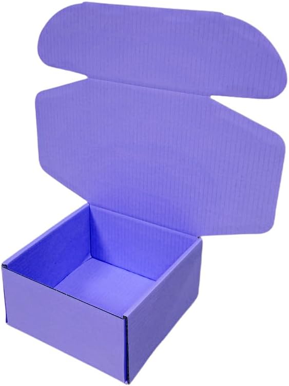 10 Pcs 9.8 x 9.8 x 4 inches Large Size Corrugated Cardboard Gift Boxes - Image 5
