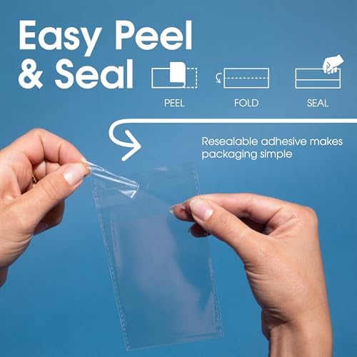 4" X 4" Self-Sealing Cellophane Bags (1000 Count) Clear Cookie Bags - Image 5