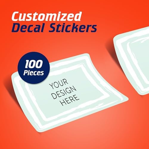 100 Custom Vinyl Stickers - Upload Your own Image, Text, Design, Logo - Personalized Logo Labels for Handmade, Packaging, Bottle, Jars, Candle, Brand Stickers (Mint, 6x4) - Image 2
