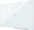 Glass Whiteboard 6'x 4', Magnetic Dry Erase Board, Large Framless Glass White by Lilypan