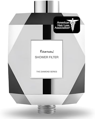 Filterbaby Diamond Shower Filter for Skin & Hair, Reduces Chlorine by Filterbaby