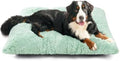 EHEYCIGA Fluffy Dog Crate Bed, Plush XX Large Dog Pillow, Apple Green by EHEYCIGA