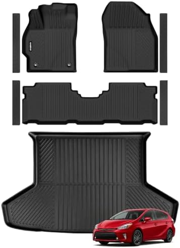 Naibeve Floor Mats for 2012-2019 Toyota Prius V by NAIBEVE-USA