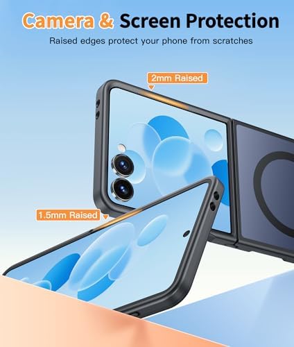 FNTCASE for Samsung Galaxy Z Flip 7 Case, Fit for Magsafe, Screen Protector - Image 5