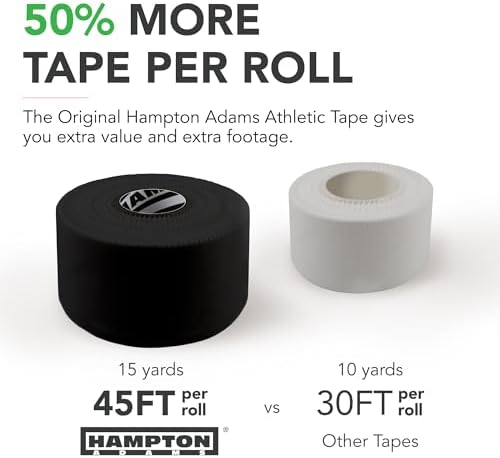 Hampton Adams Athletic Sports Tape, Very Strong, Easy Tear, No Residue - Image 5