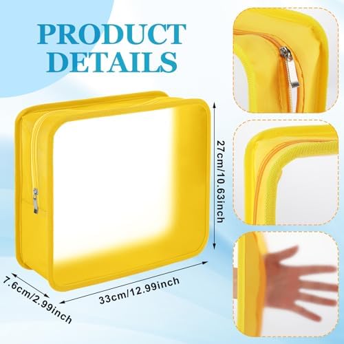 Shinylin 6 Pcs File Folder with Zipper 13x10.6 Waterproof, Classic Color - Image 2