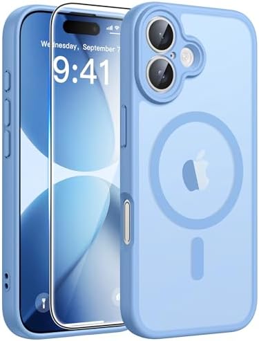 FNTCASE for iPhone 17 Case, Compatible with Magsafe, Glass Screen Protector by FNTCASE