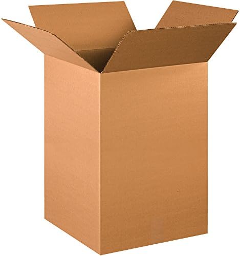 BOX USA 16 x 16 x 26 Corrugated Cardboard Boxes, Tall 16"L x 16"W x 26"H, Pack of 10 | Shipping, Packaging, Moving, Storage Box for Home or Business, Strong Wholesale Bulk Boxes by BOXUSA