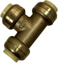 XFITTING Push Fit 1/2 Inch x 1/2 Inch 1/2 Inch Push Fit Tee, 5 Pieces by XFITTING