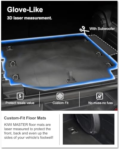 Kiwi Master Cargo Mat for 2018-2026 Jeep Wrangler JL 4-Door (Non 4xe) - Image 2