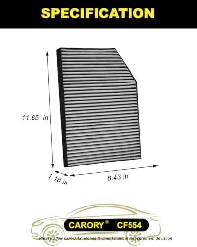 CARORY Cabin Air Filter w/Activated Carbon for BMW 230i (2022-2024), 330e (2021-2024), 430i (2021-2024), M2 (2023-2024), M340i (2020-2024), X3 (2018-2024), OE# 64119382886, CF12553, CF554 - Image 2