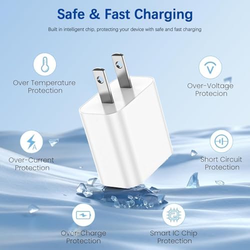 10FT Fast iPad Charger,iPad Charger Fast Charging 2Pack Wall Chargers Plug Adapter Woven Type C USB C to C Cable Cord for iPad Pro 13/12.9/11/,iPad Air 6/5th,i-Pad mini 6/A17 Pro,i-Pad 10/11th(A16) - Image 5